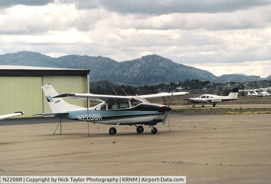 N2208R, 1968 Cessna T210H Turbo Centurion C/N T210-0358, Ramona local