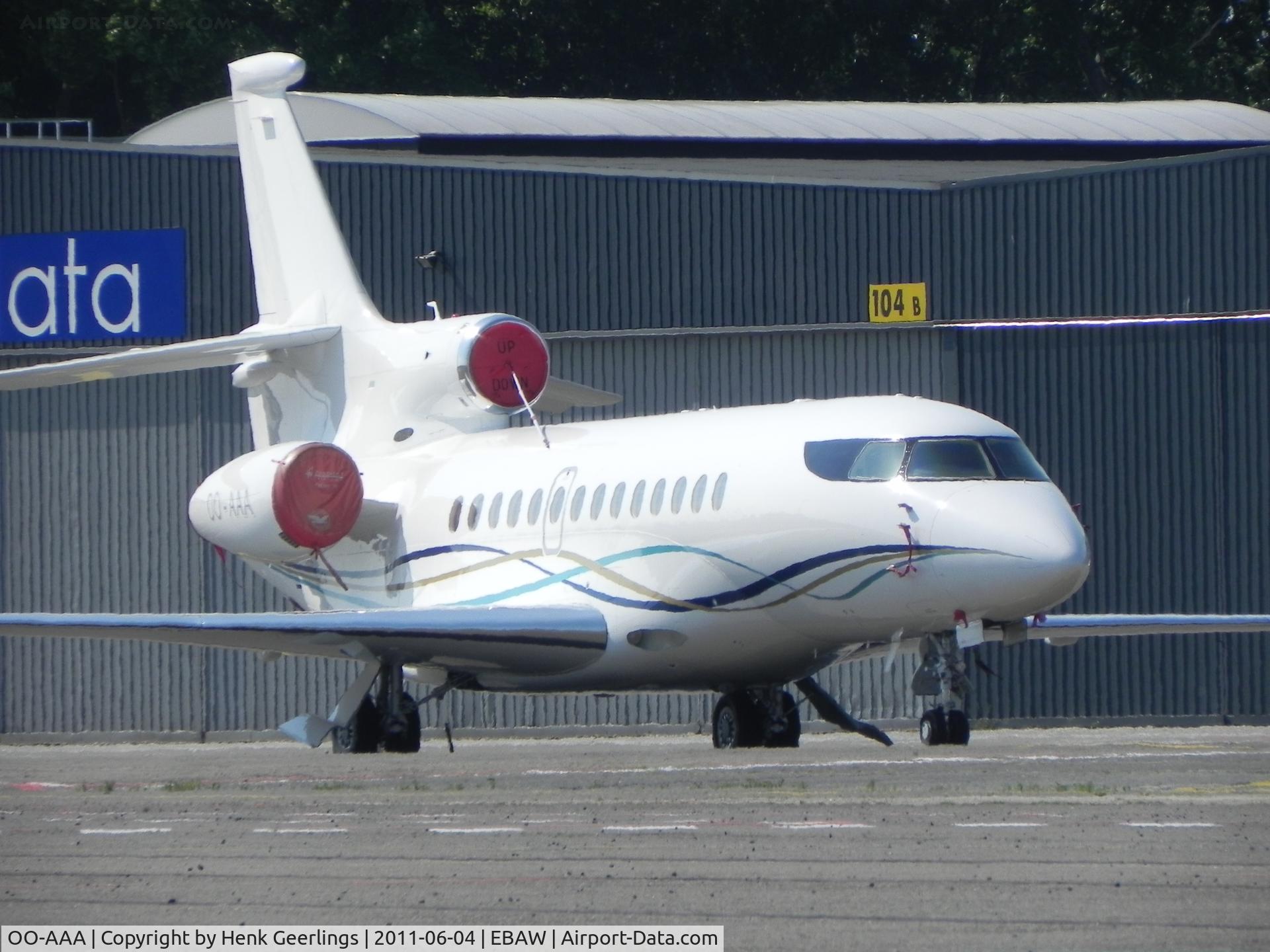 OO-AAA, 2009 Dassault Falcon 7X C/N 57, Deurne Airport