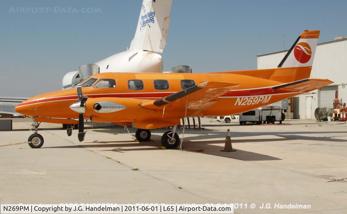 N269PM, 1968 Swearingen SA-26T Merlin II C/N T26-26, at Perris Valley CA L65