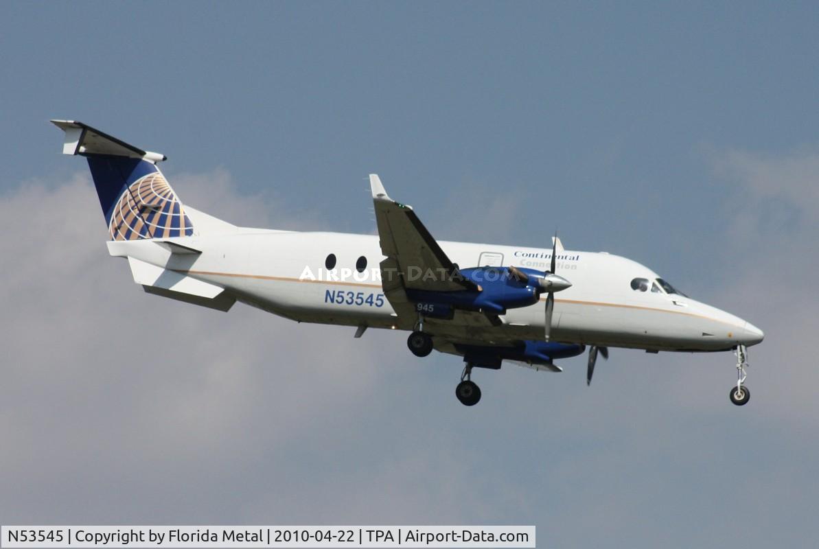 N53545, 1995 Beech 1900D C/N UE-185, Continental Connection B1900D