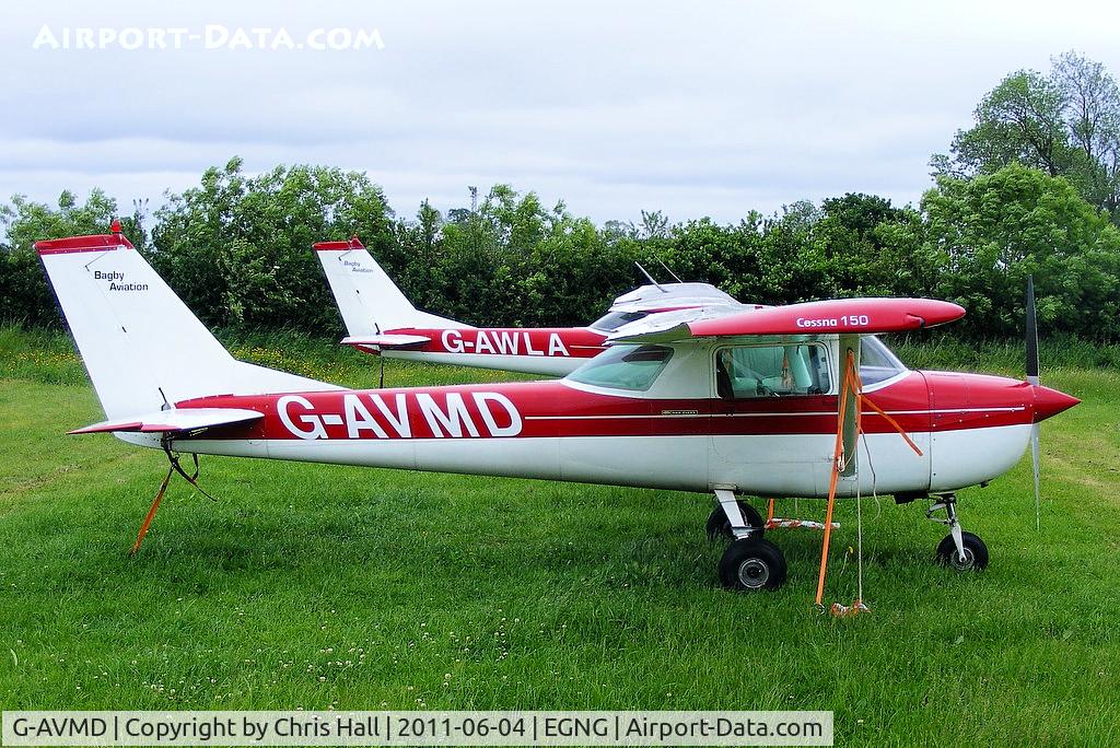 G-AVMD, 1966 Cessna 150G C/N 150-65504, based at Bagby Airfield, Yorkshire