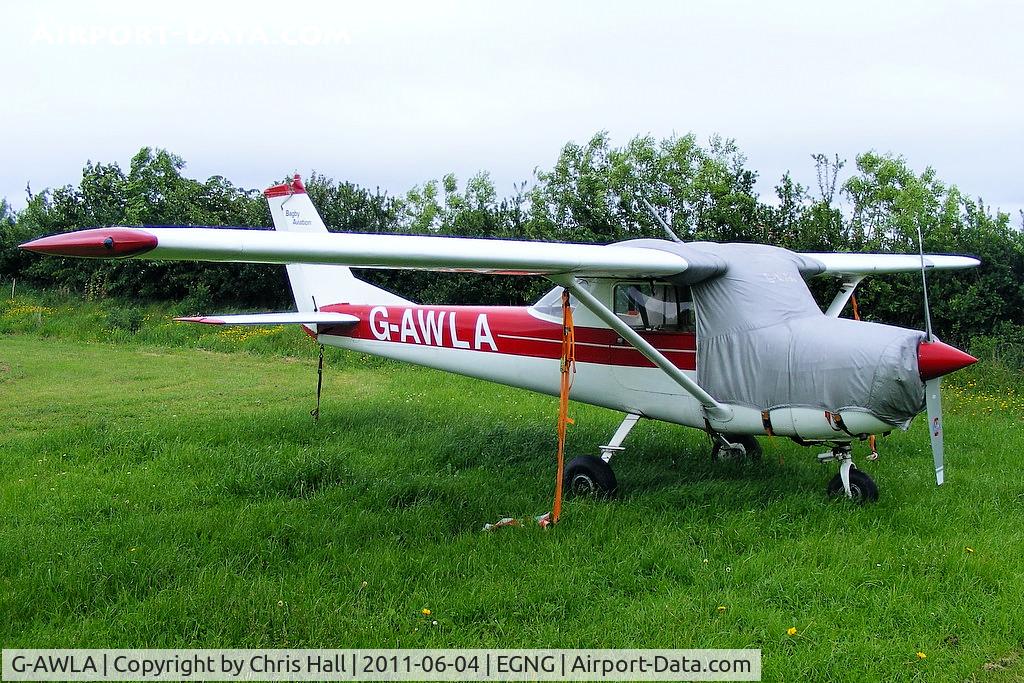 G-AWLA, 1968 Reims F150H C/N 0269, based at Bagby Airfield, Yorkshire