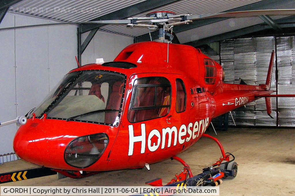 G-ORDH, 2006 Eurocopter AS-355N Ecureuil 2 C/N 5744, based at Bagby Airfield, Yorkshire