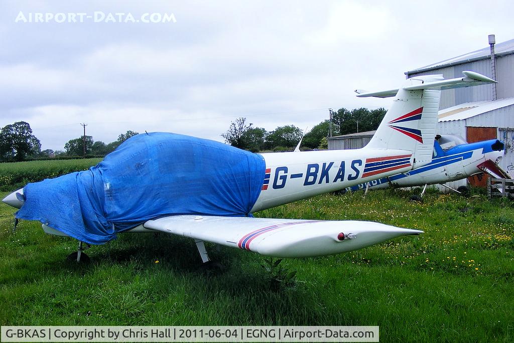G-BKAS, 1979 Piper PA-38-112 Tomahawk Tomahawk C/N 38-79A1075, based at Bagby Airfield, Yorkshire