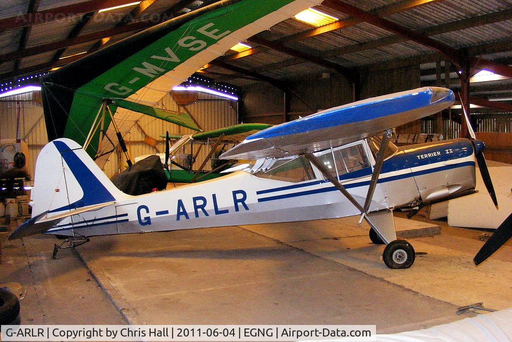 G-ARLR, 1962 Beagle A-61 Terrier 2 C/N B.601, based at Bagby Airfield, Yorkshire