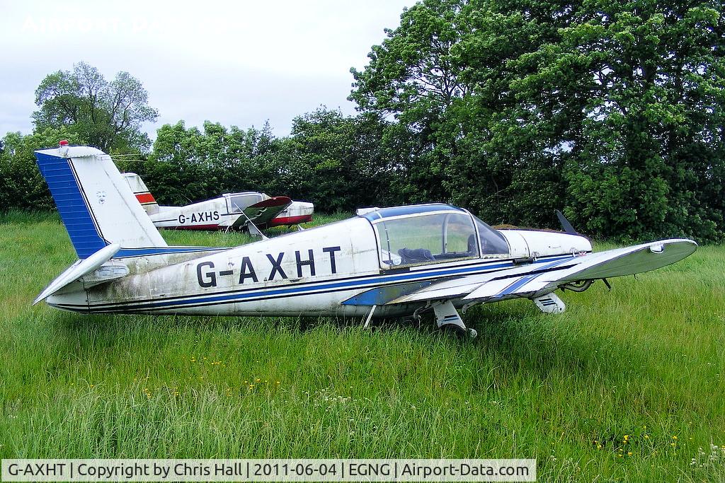 G-AXHT, 1969 Socata MS-880B Rallye Club C/N 1358, one of the many wrecks and relics at Bagby Airfield, Yorkshire