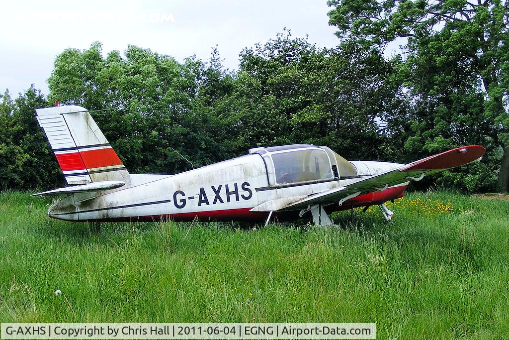 G-AXHS, 1969 Socata MS.880B Rallye Club C/N 1357, one of the many wrecks and relics at Bagby Airfield, Yorkshire