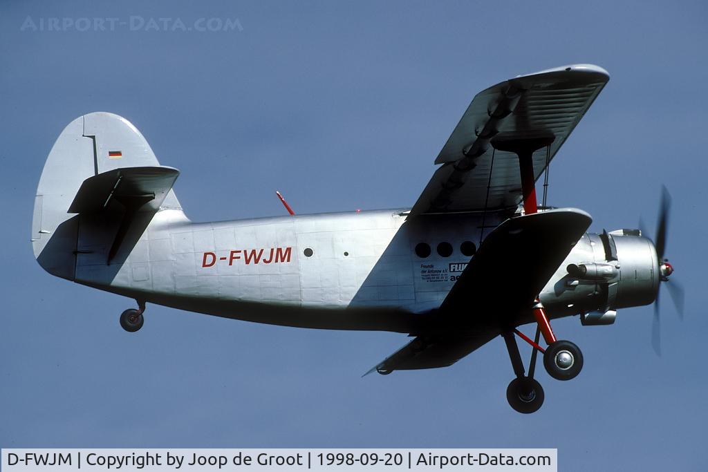 D-FWJM, 1976 PZL-Mielec An-2T Colt C/N 1G166-38, pleasure flight during the 'Oldtimertreffen' at Hilzingen bei Singen.