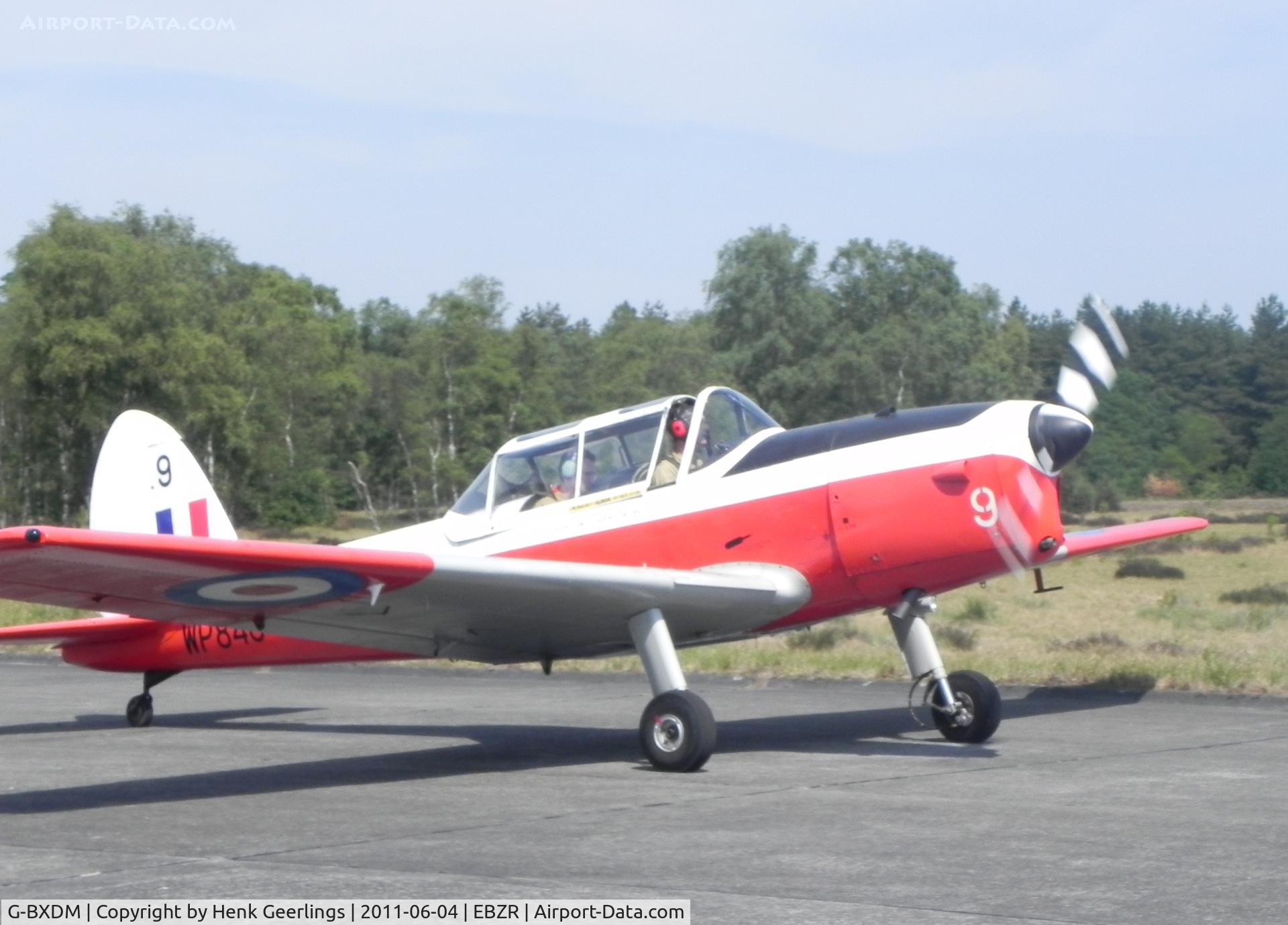 G-BXDM, 1952 De Havilland DHC-1 Chipmunk T.10 C/N C1/0723, Chipmeet 2011