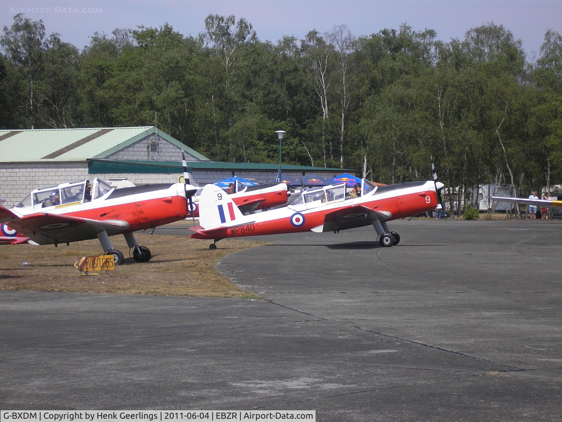 G-BXDM, 1952 De Havilland DHC-1 Chipmunk T.10 C/N C1/0723, Chipmeet 2011