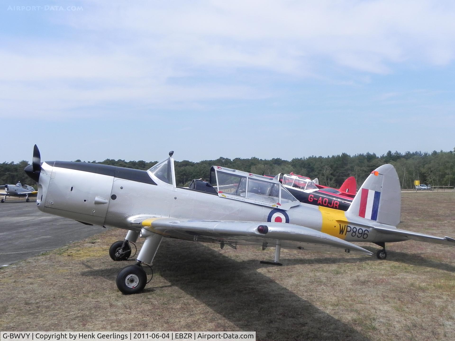 G-BWVY, 1952 De Havilland DHC-1 Chipmunk T.10 C/N C1/0766, Chipmeet 2011