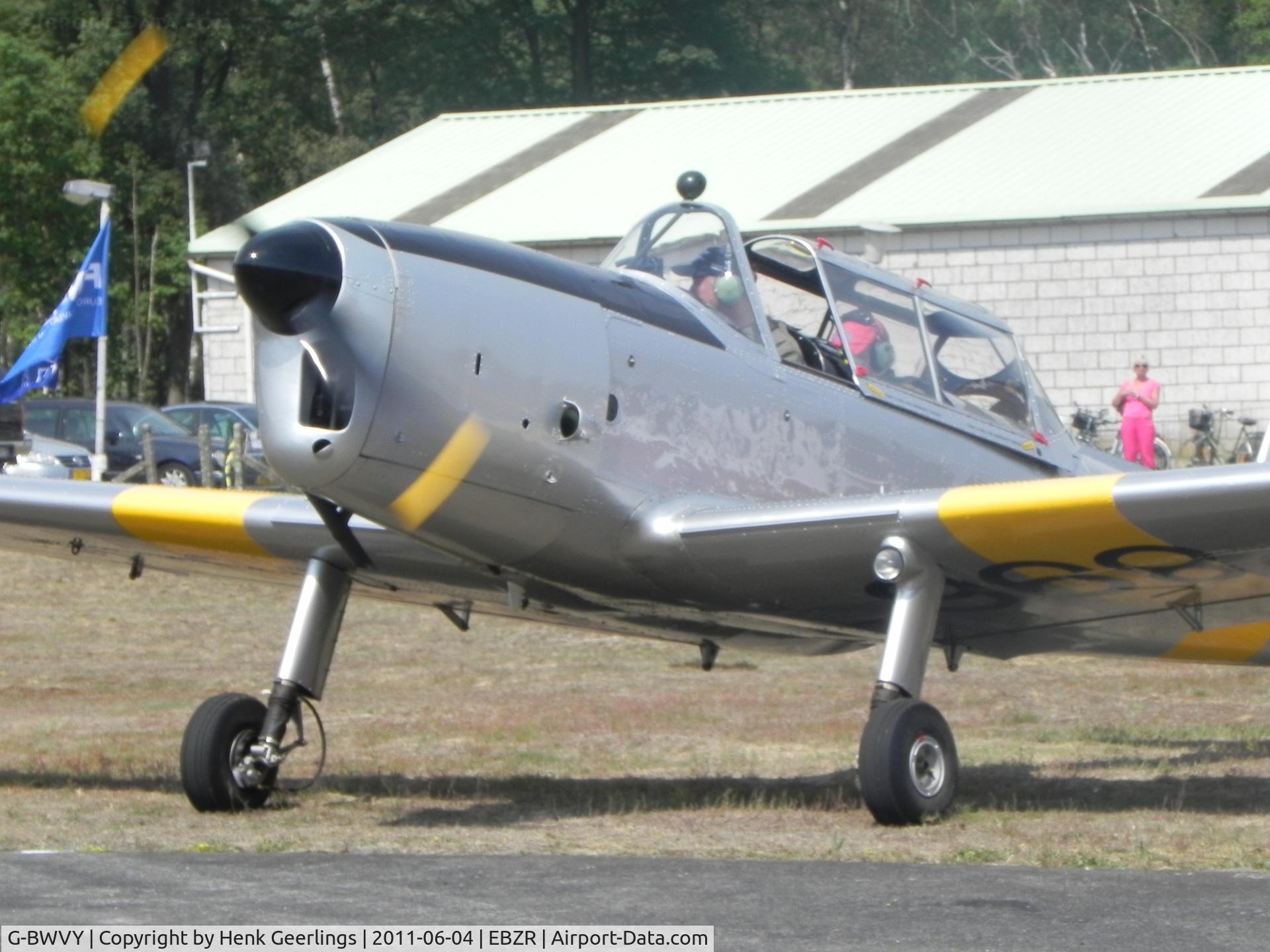 G-BWVY, 1952 De Havilland DHC-1 Chipmunk T.10 C/N C1/0766, Chipmeet 2011