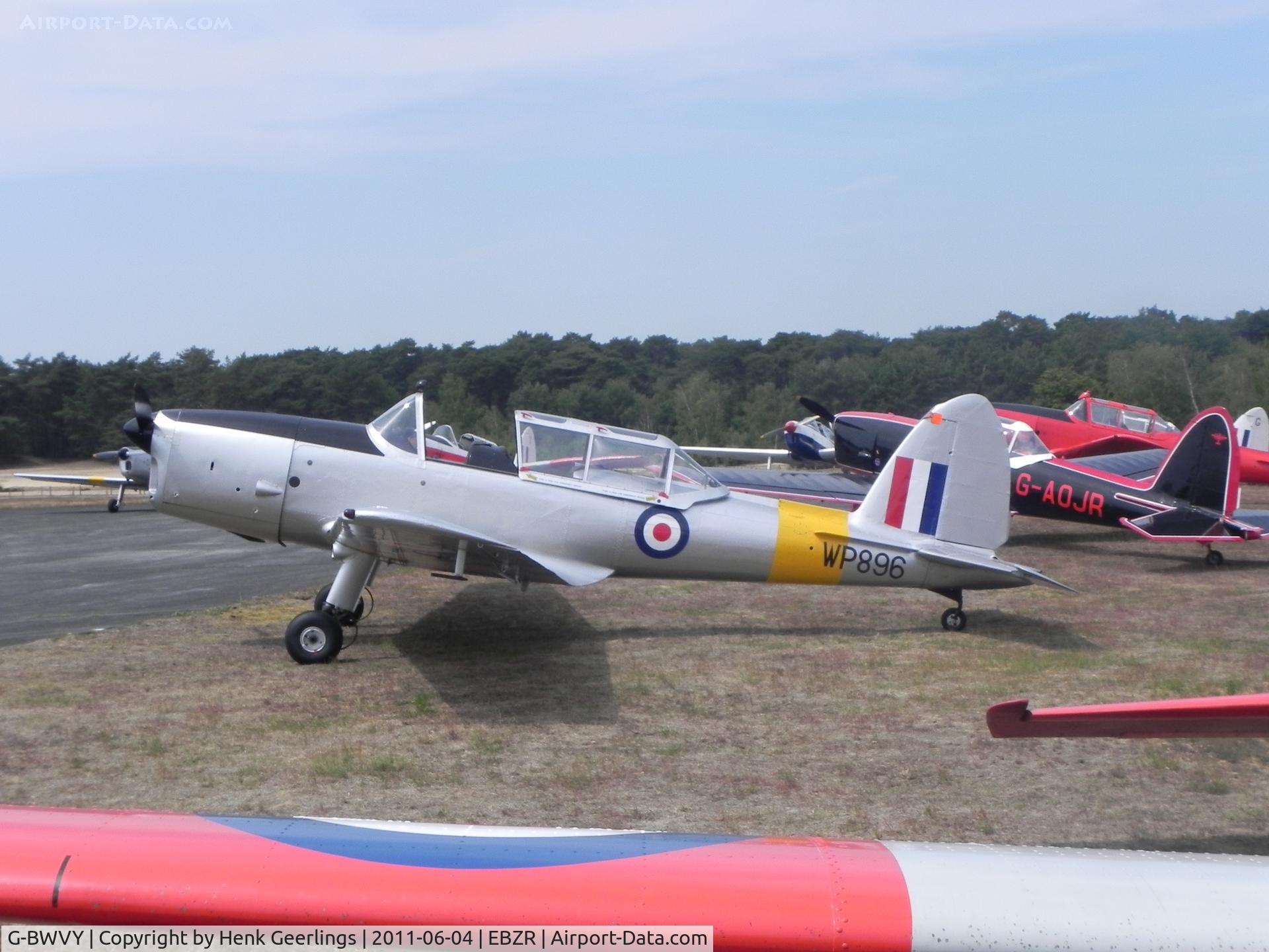 G-BWVY, 1952 De Havilland DHC-1 Chipmunk T.10 C/N C1/0766, Chipmeet 2011