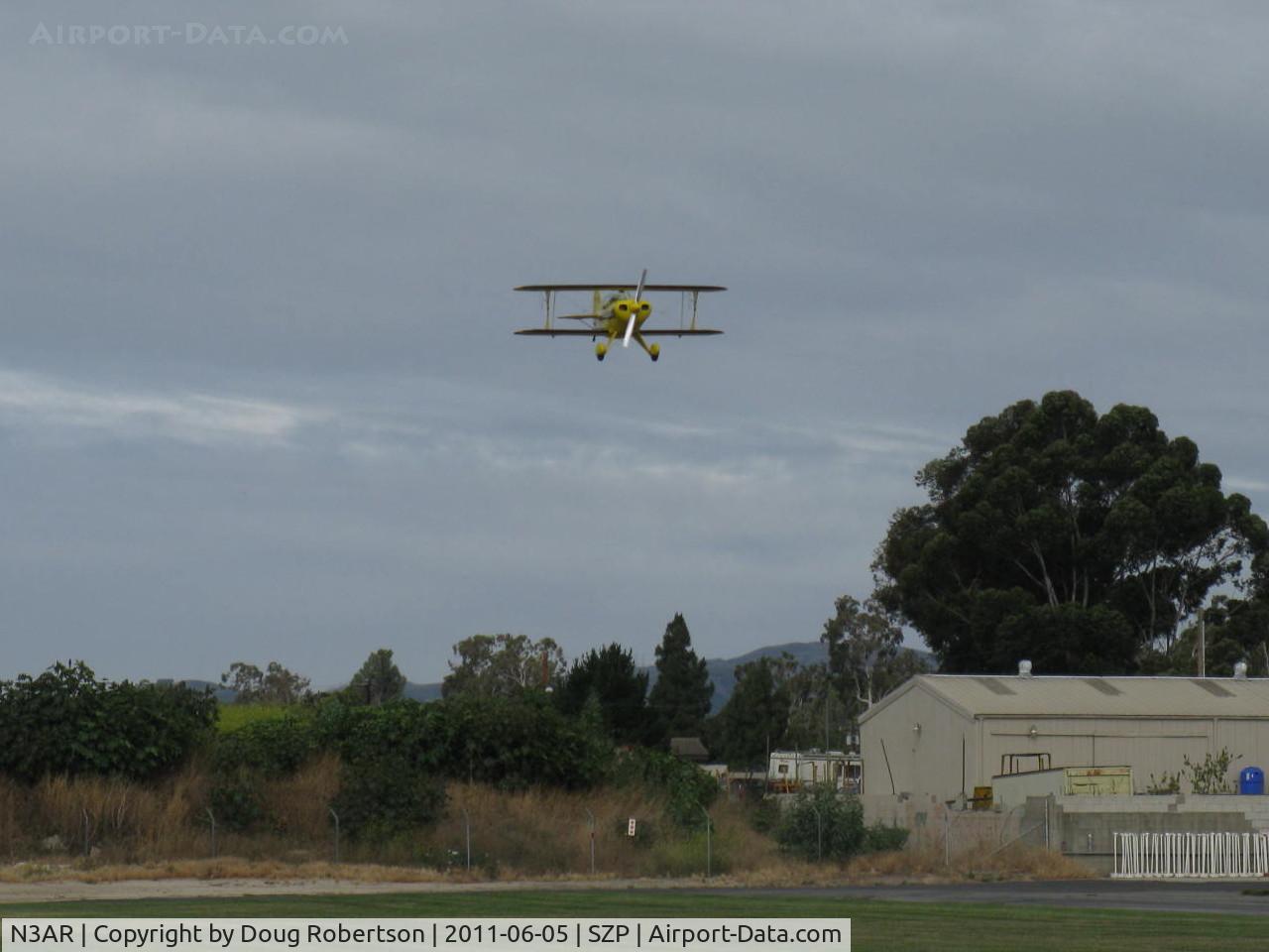 N3AR, 1974 Pitts S-1S Special C/N 10, 1974 Russell PITTS SPECIAL S-1S, Lycoming O&VO-360 180 Hp, on final Rwy 04