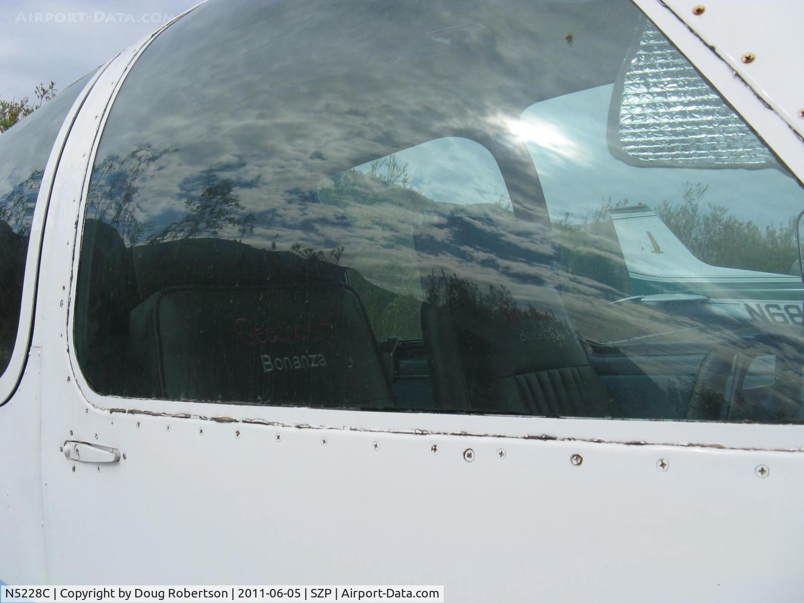 N5228C, 1950 Beech B35 Bonanza C/N D-2573, 1950 Beech B35 BONANZA, Continental E-185-8 196 Hp for 1 minute @2,450 rpm, 185 Hp continuous, custom upholstery