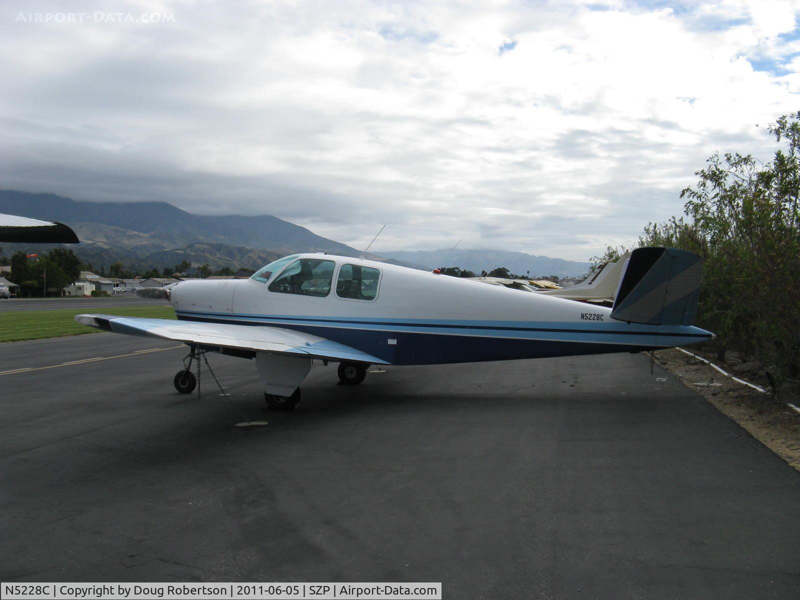 N5228C, 1950 Beech B35 Bonanza C/N D-2573, 1950 Beech B35 BONANZA, Continental E-185-8 196/185 Hp