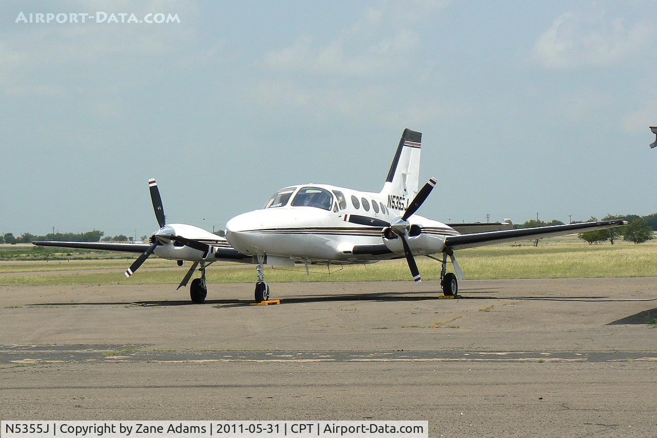 N5355J, Cessna 421C Golden Eagle C/N 421C0669, At Cleburne Municipal