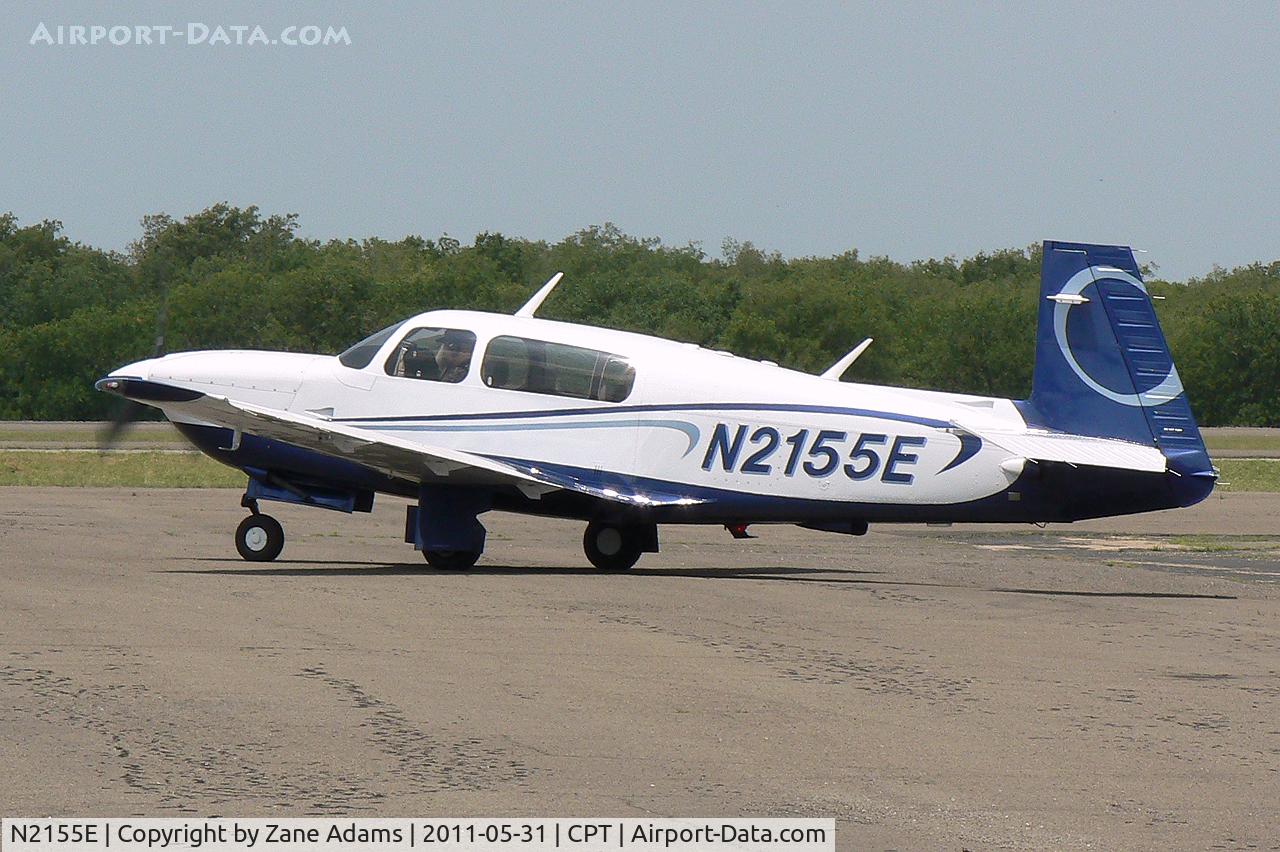 N2155E, 1998 Mooney M20R Ovation C/N 29-0165, At Cleburne Municpal