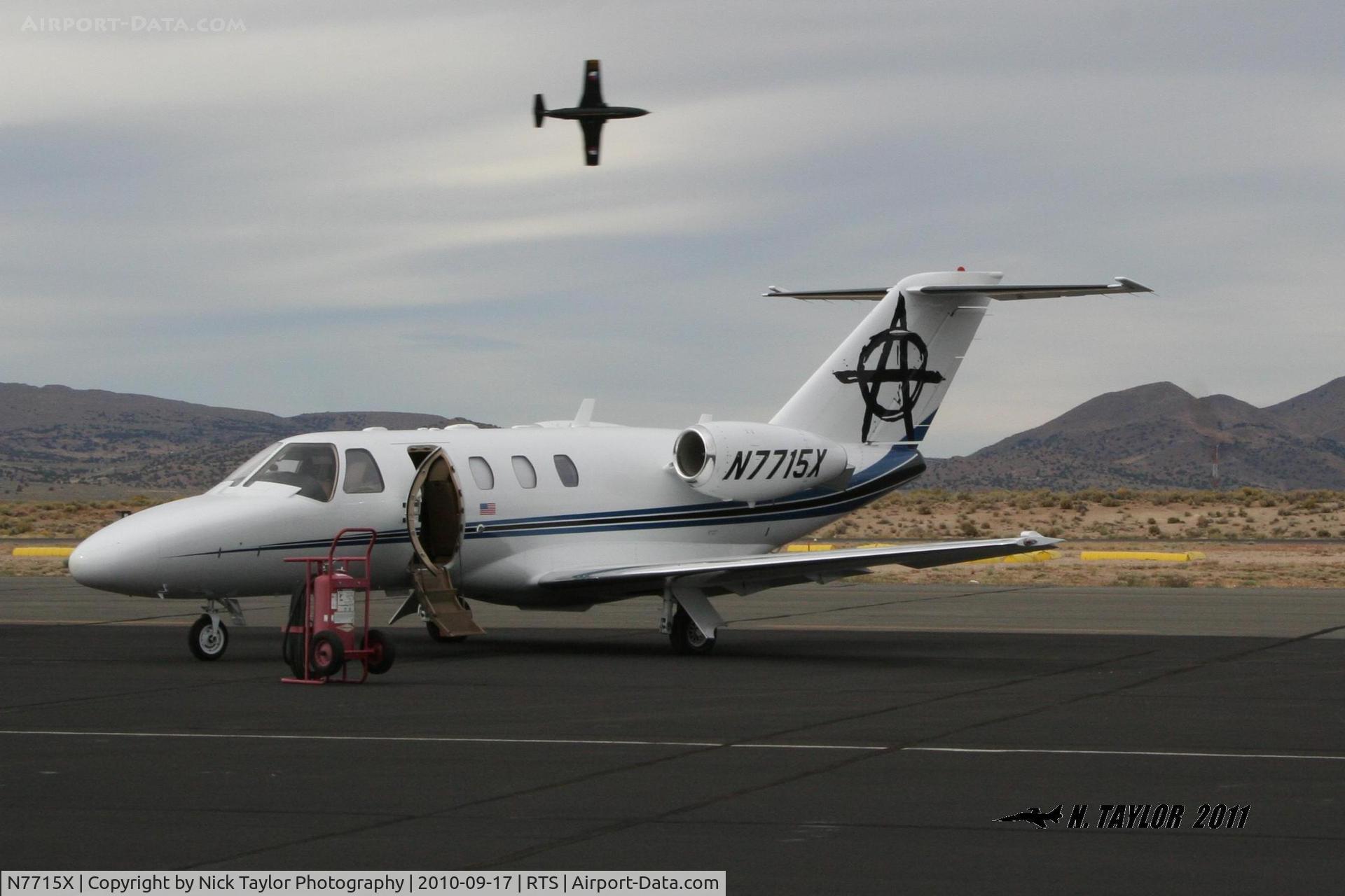 N7715X, 2007 Cessna 525 CitationJet CJ1+ C/N 525-0653, Owned and flown by Dexter Holland of the band 