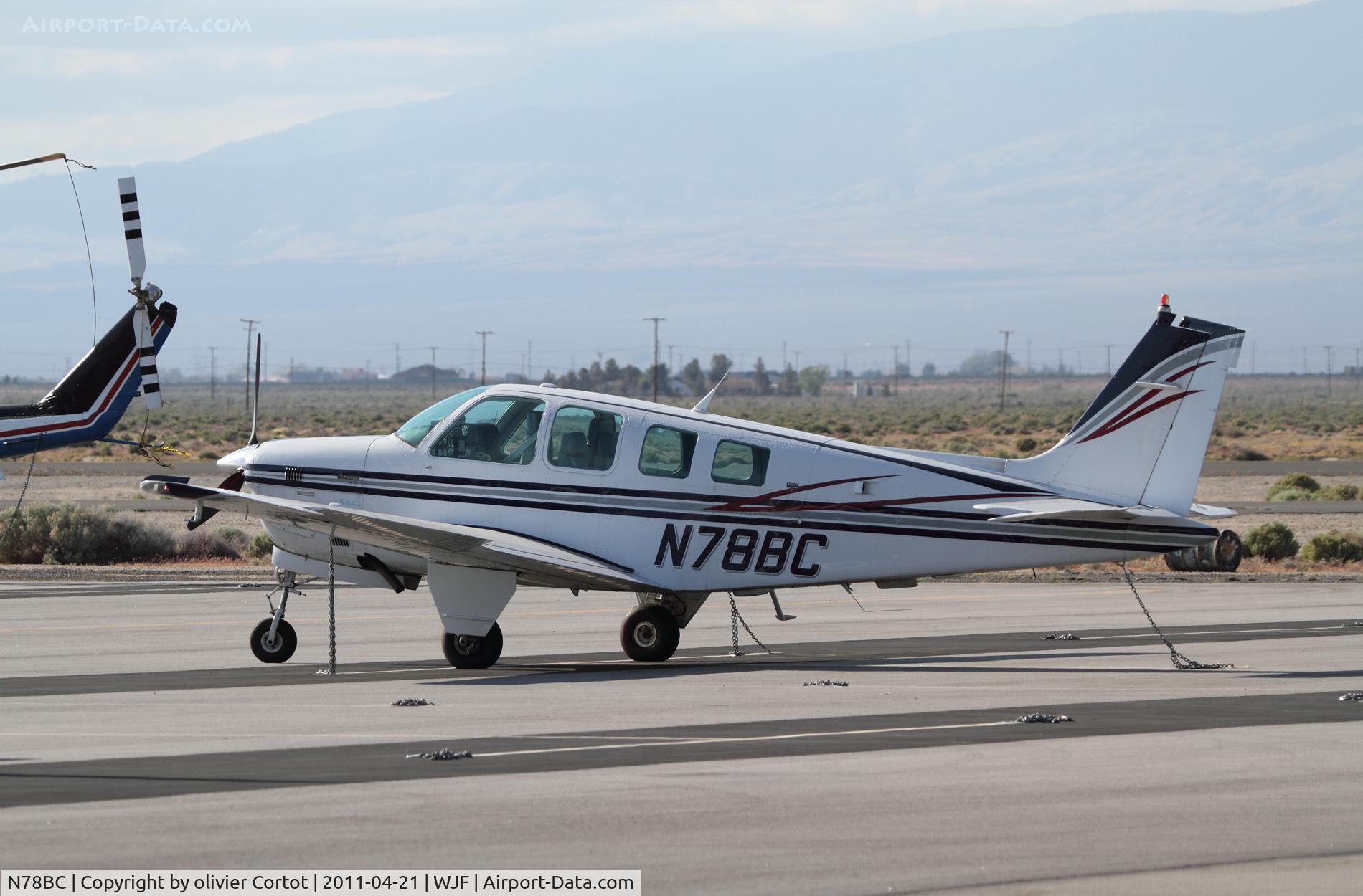 N78BC, 1989 Beech B36TC Bonanza C/N EA-499, Lancaster airport