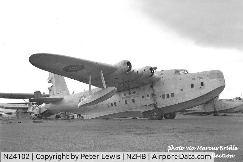 NZ4102, 1944 Short S.25 Sunderland III C/N SB.4666, RNZAF Flying Boat Transport Flight