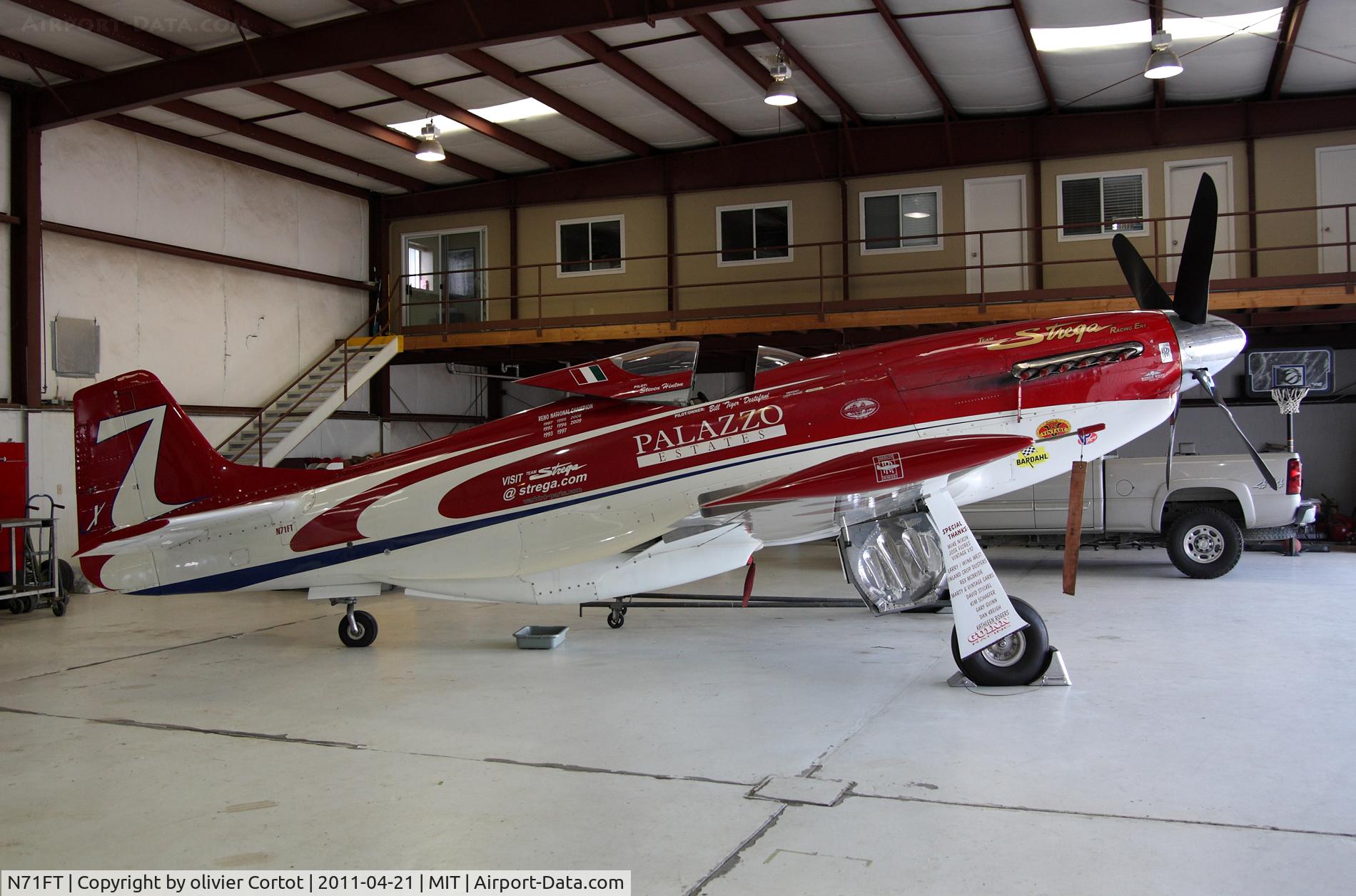N71FT, 1944 North American P-51D Mustang C/N 00-30, the nest of Strega ! Shafter airfield