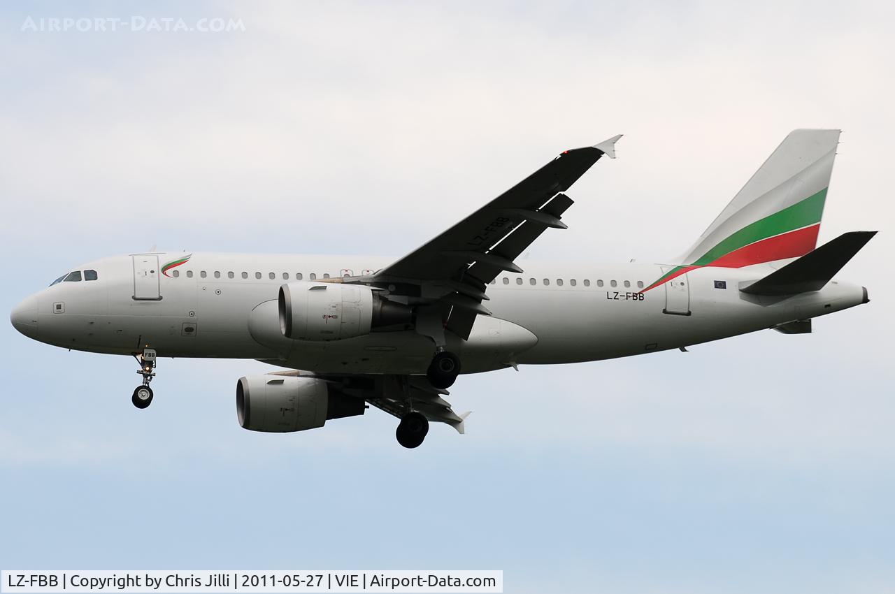 LZ-FBB, 2007 Airbus A319-112 C/N 3309, Air Bulgaria