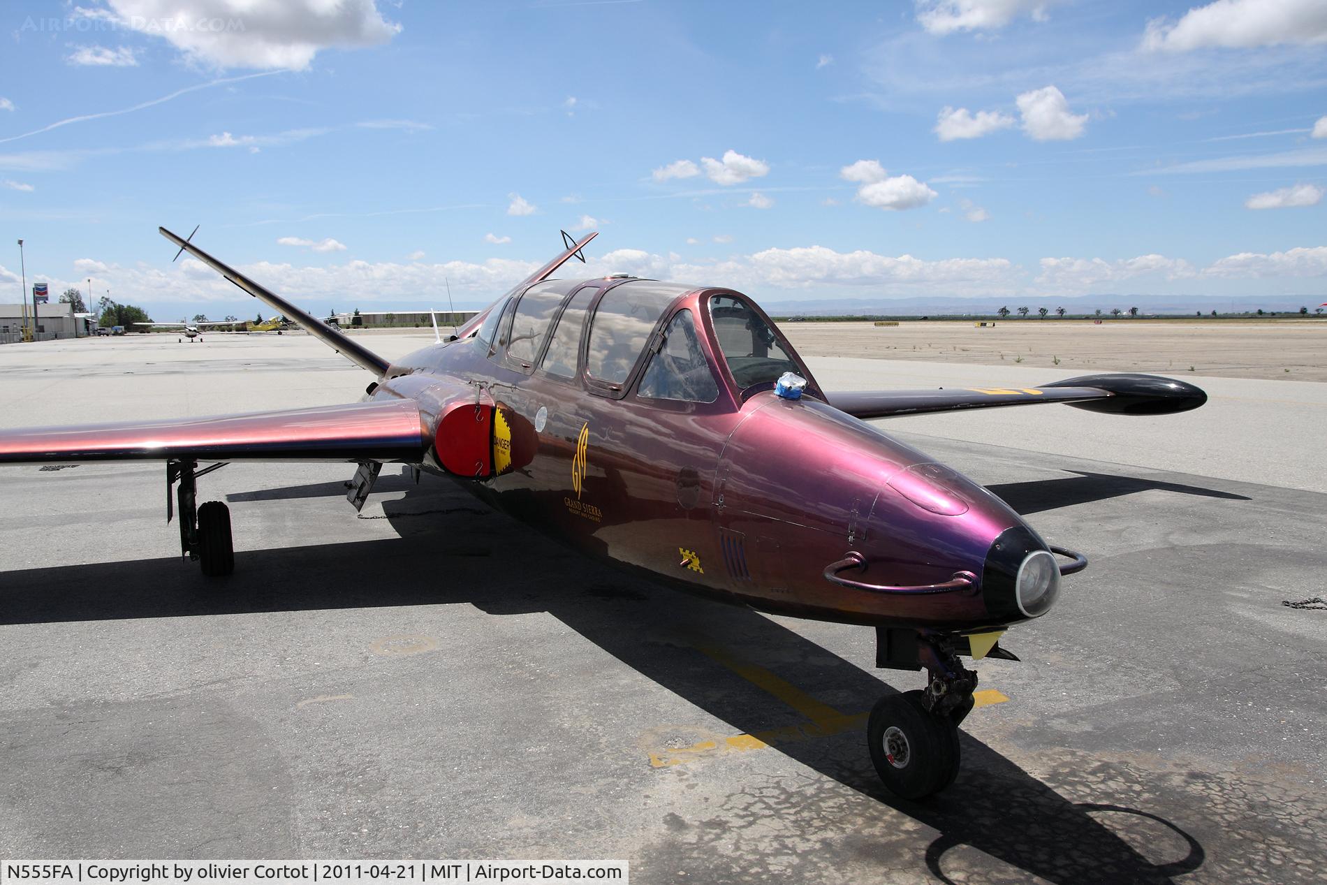 N555FA, 1968 Fouga CM-170 Magister C/N 555, Nice surprise to see this Fouga again ! the owner has changed since the Reno air races 2008 and isn't a racer anymore.