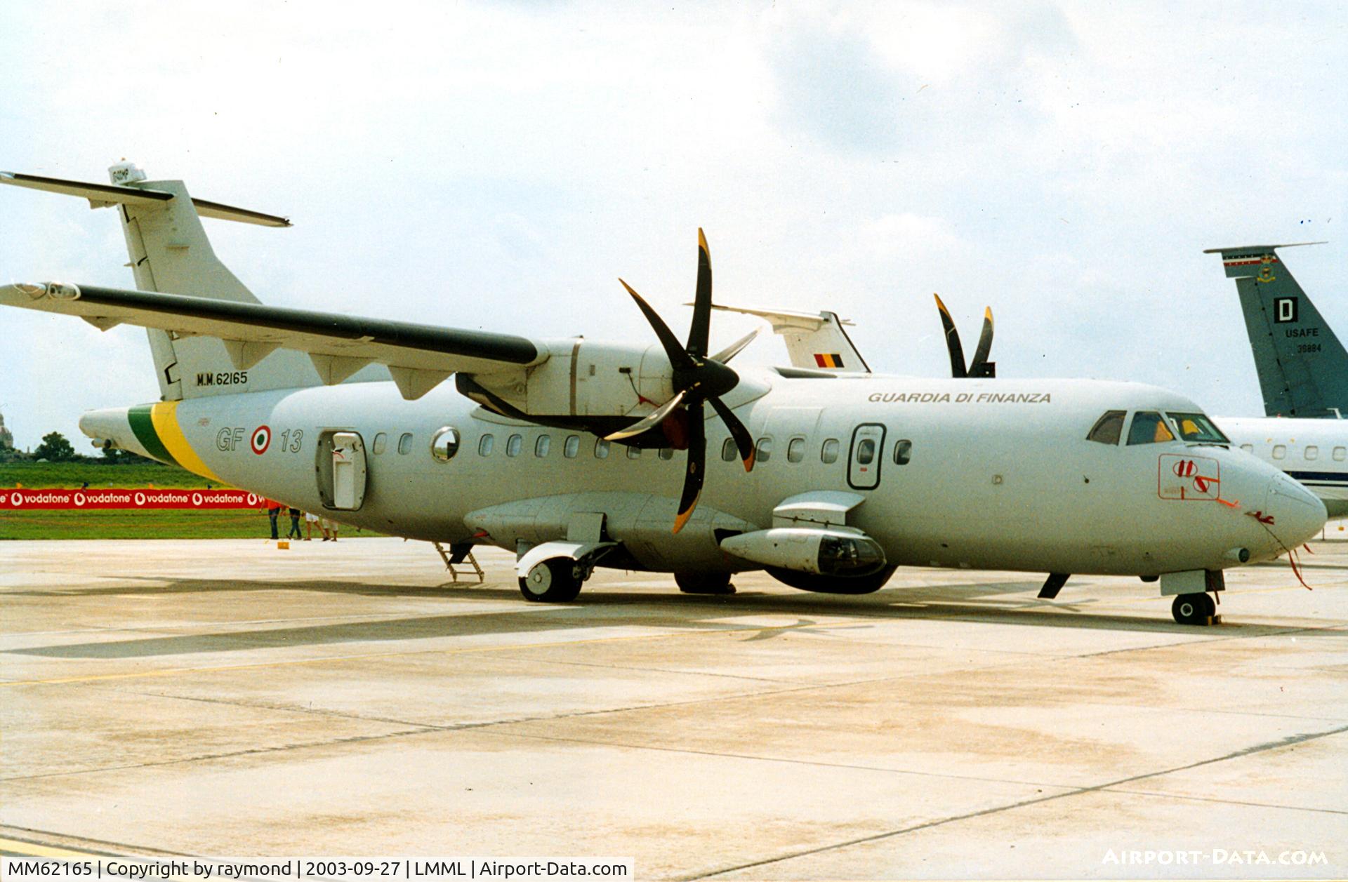 MM62165, 1996 ATR 42-400MP Surveyor C/N 500, ATR42 MM62165/GF-13 Guardia di Finanza