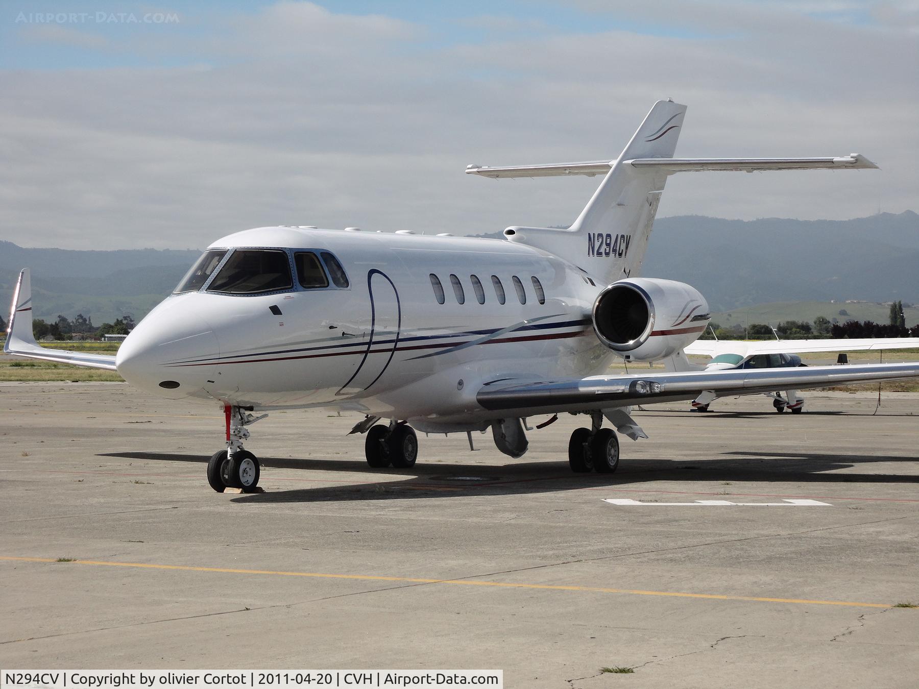N294CV, 1997 Raytheon Hawker 800XP C/N 258339, Hollister airport
