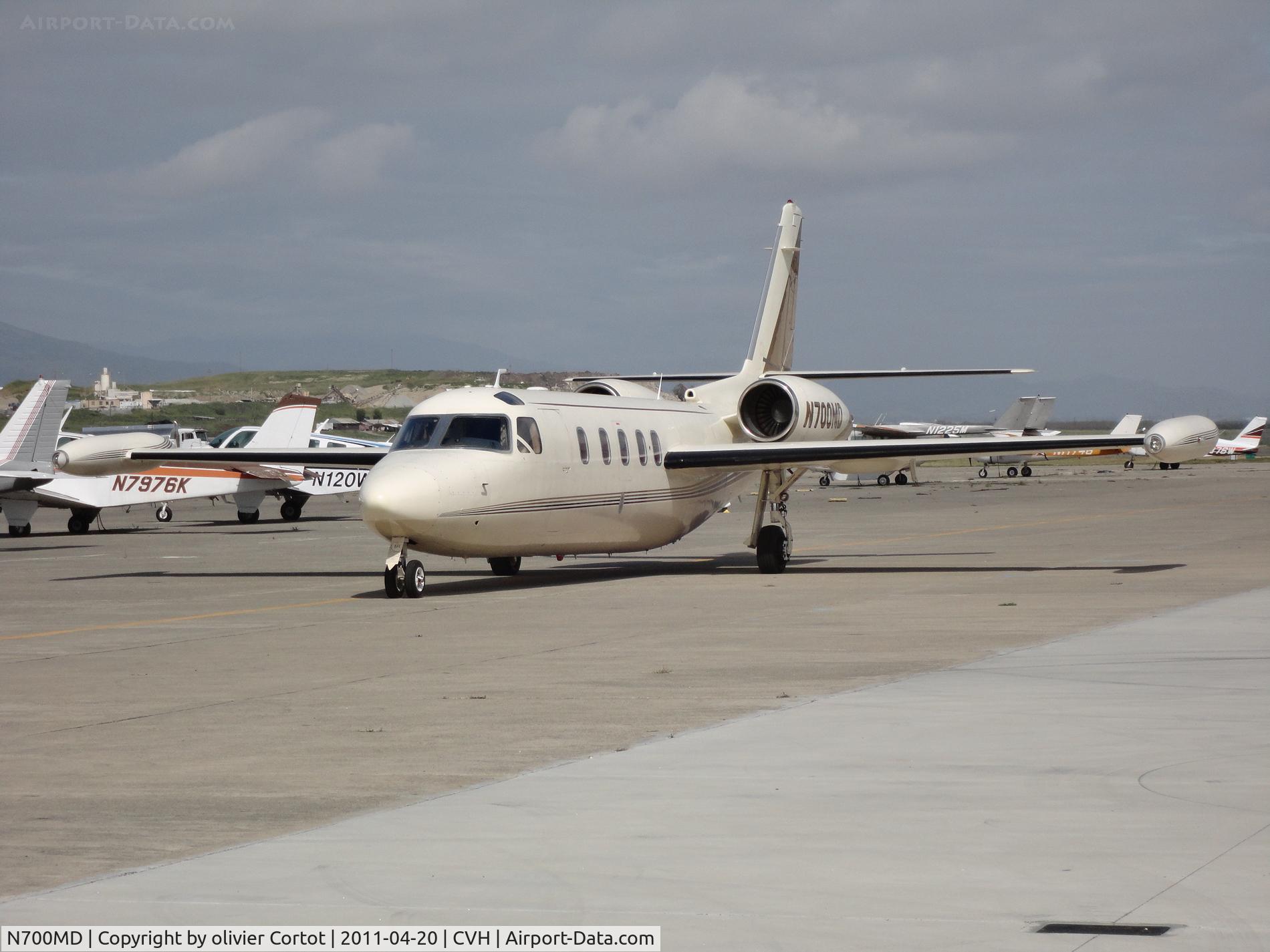 N700MD, 1977 Israel Aircraft Industries IAI-1124 Westwind C/N 212, Visiting Hollister