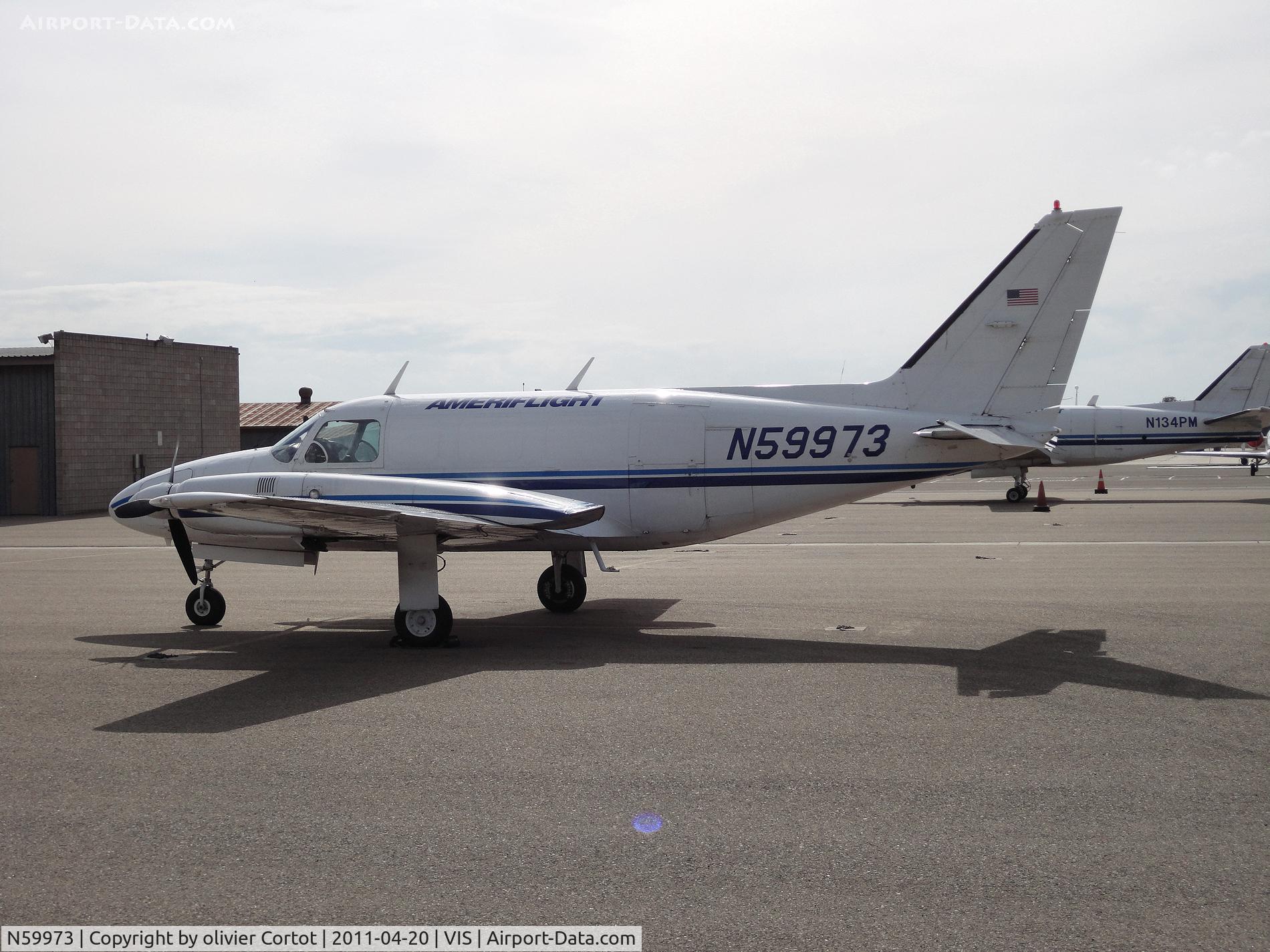 N59973, 1975 Piper PA-31-350 Chieftain C/N 31-7552079, Visalia airport