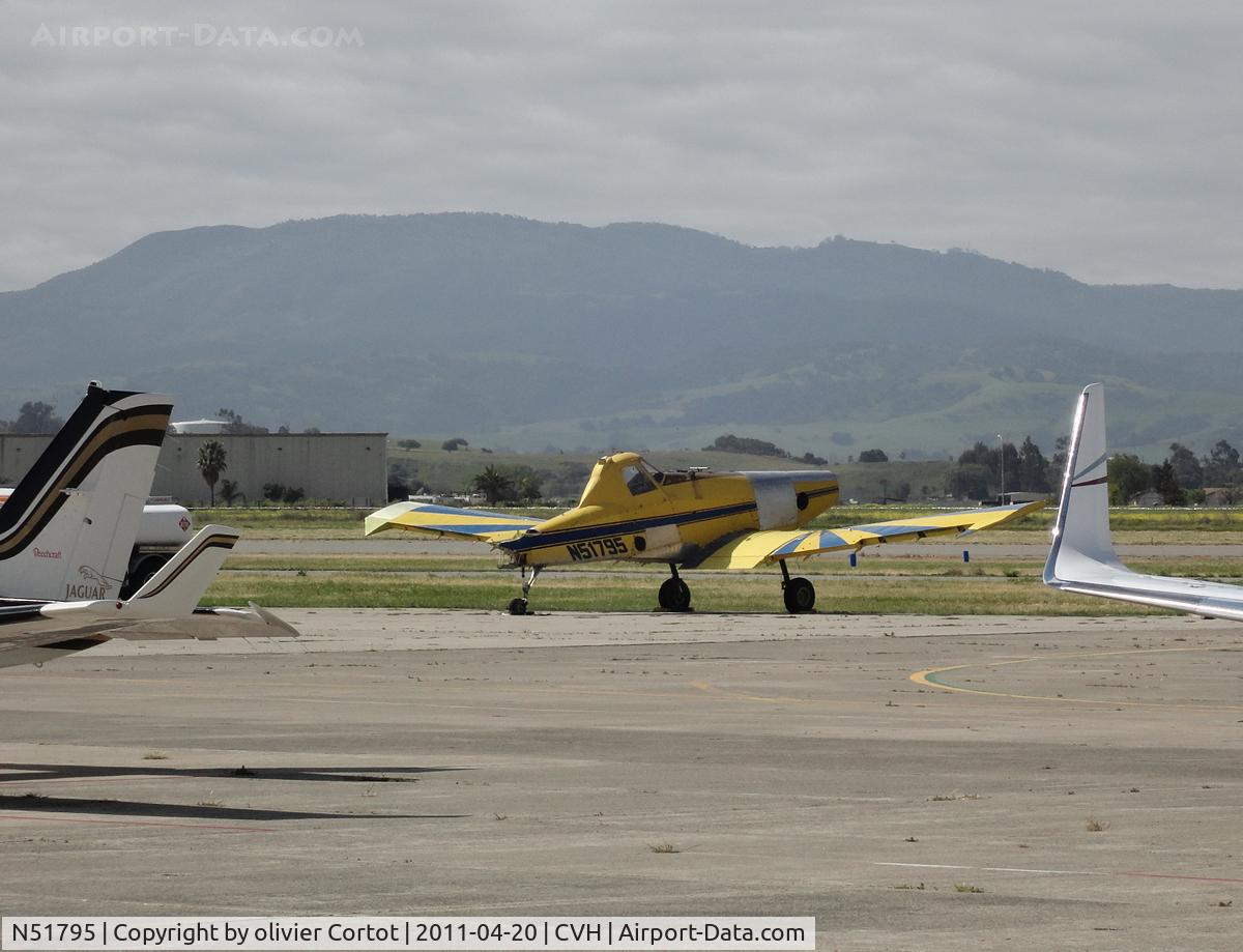 N51795, 1982 PZL-Mielec M-18 Dromader C/N 1Z010-09, Still at Hollister airport