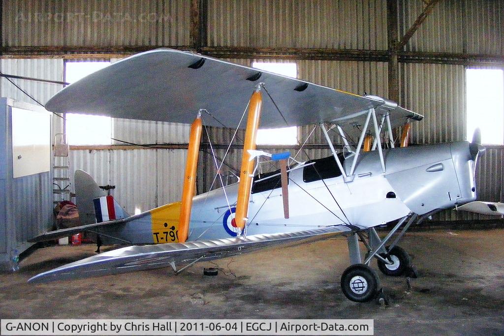 G-ANON, 1941 De Havilland DH-82A Tiger Moth II C/N 84270, displaying its former RAF ID T7909