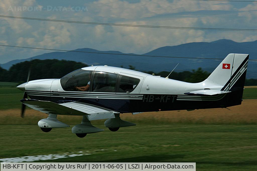 HB-KFT, 2001 Robin DR-400-500 President C/N 32, short visit at Schupfart-Airfield