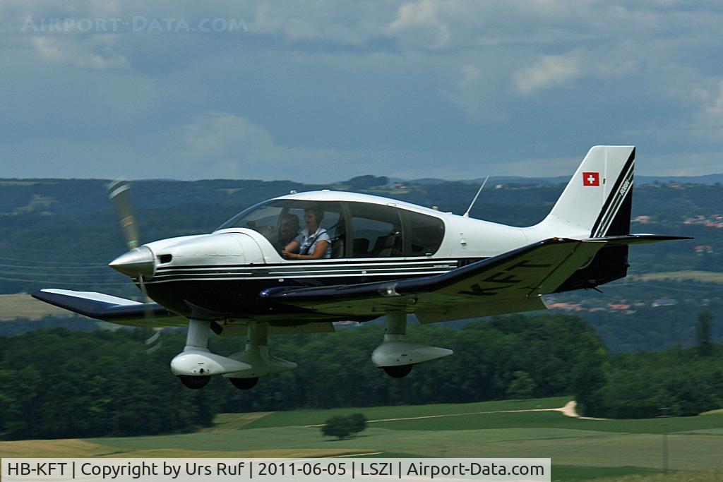 HB-KFT, 2001 Robin DR-400-500 President C/N 32, short visit at Schupfart-Airfield