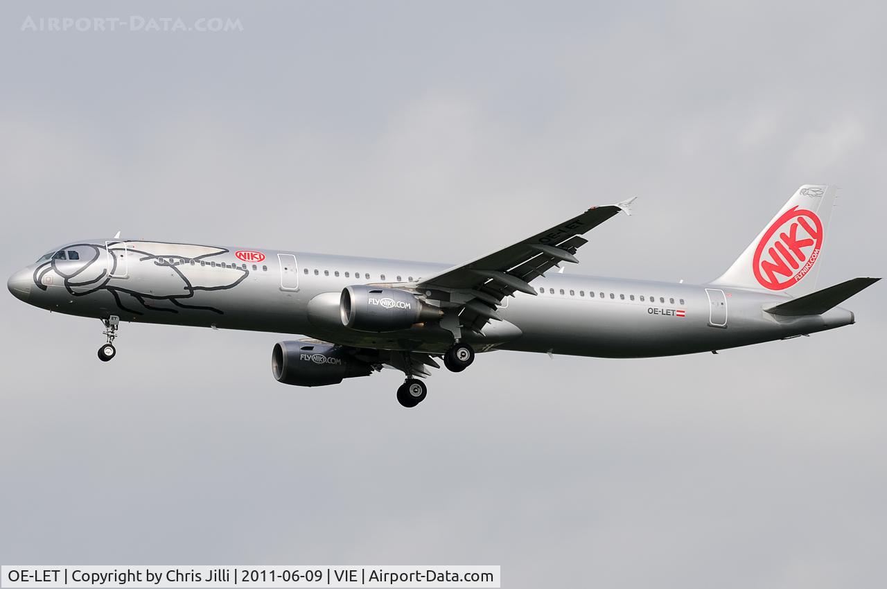 OE-LET, 2009 Airbus A321-211 C/N 3830, NIKI