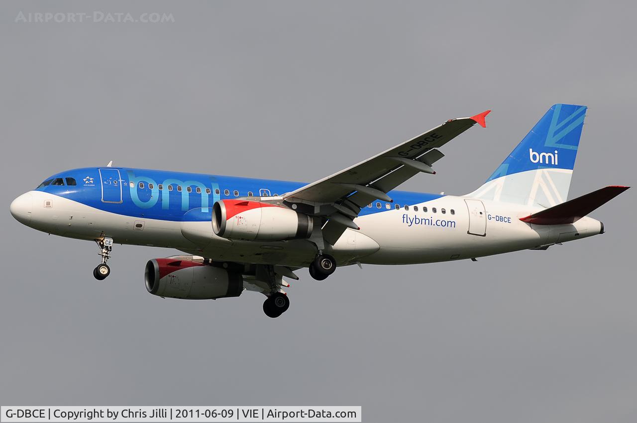 G-DBCE, 2005 Airbus A319-131 C/N 2429, BMI