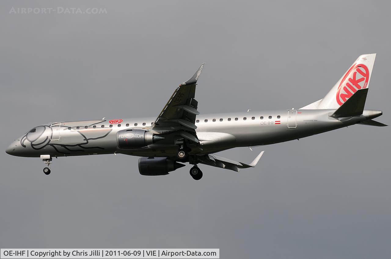 OE-IHF, 2011 Embraer 190LR (ERJ-190-100LR) C/N 19000420, NIKI
