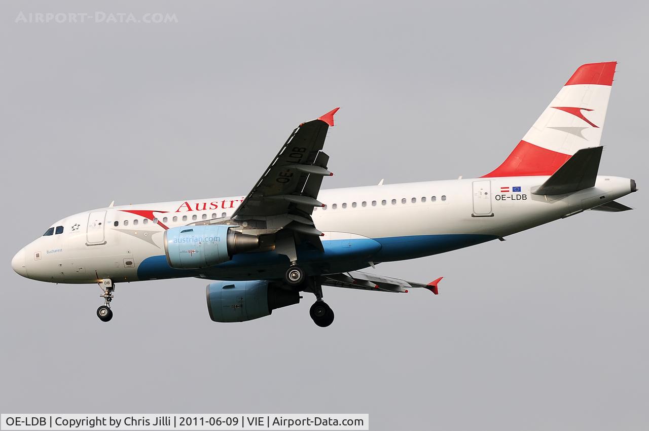 OE-LDB, 2004 Airbus A319-112 C/N 2174, Austrian Airlines