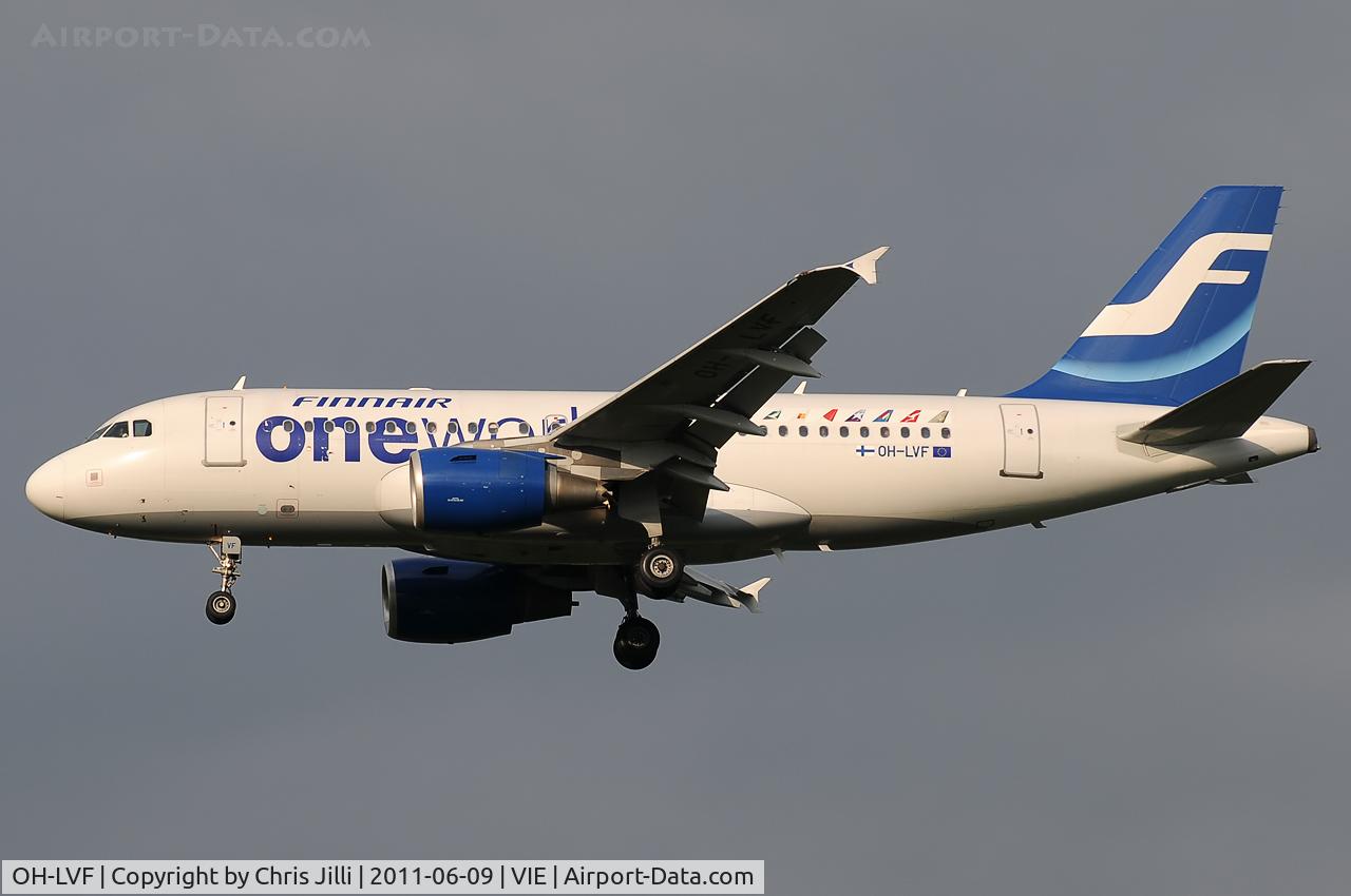 OH-LVF, 2002 Airbus A319-112 C/N 1808, Finnair