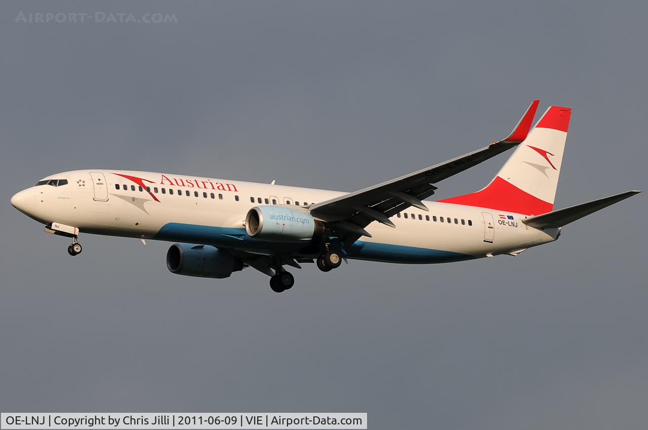 OE-LNJ, 1998 Boeing 737-8Z9 C/N 28177, Austrian Airlines