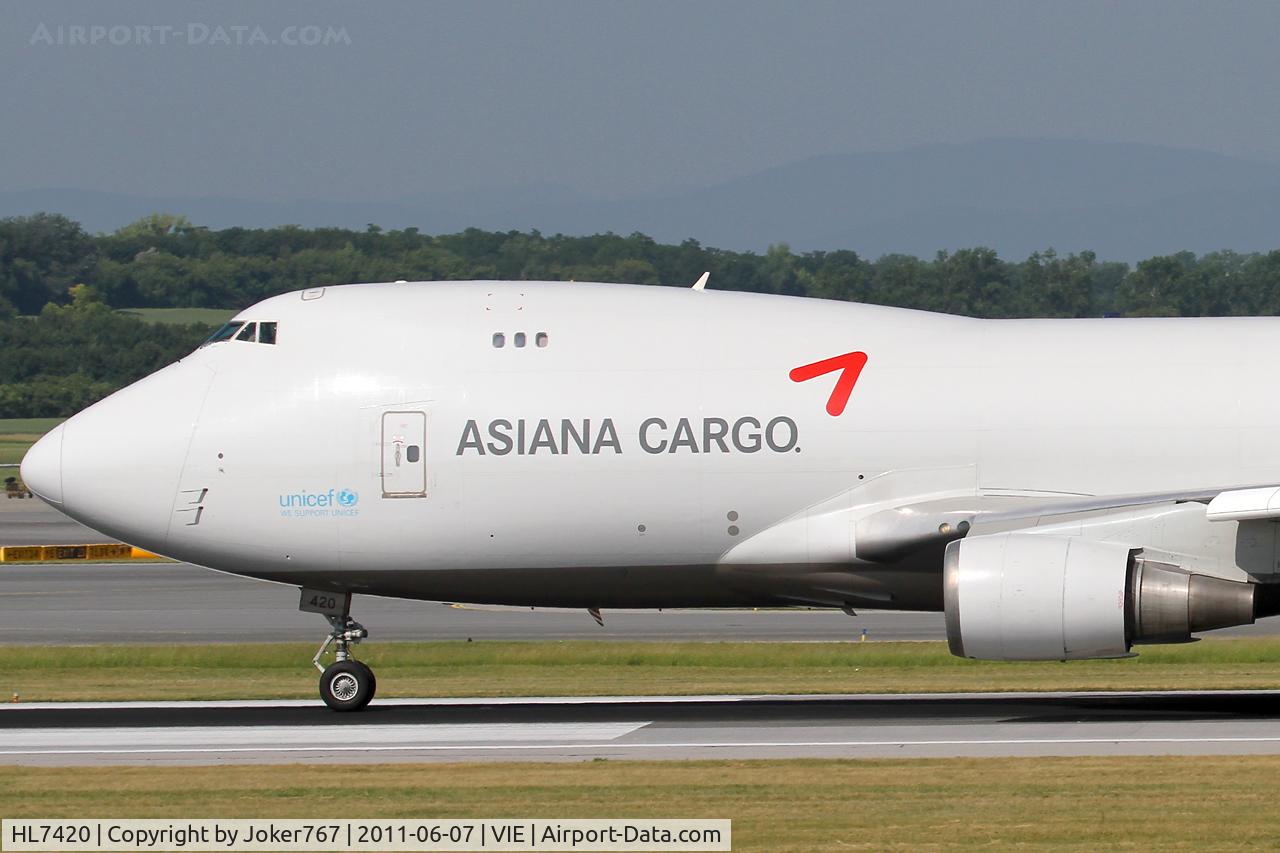 HL7420, 1995 Boeing 747-48EF (SCD) C/N 25783, Asiana Cargo
