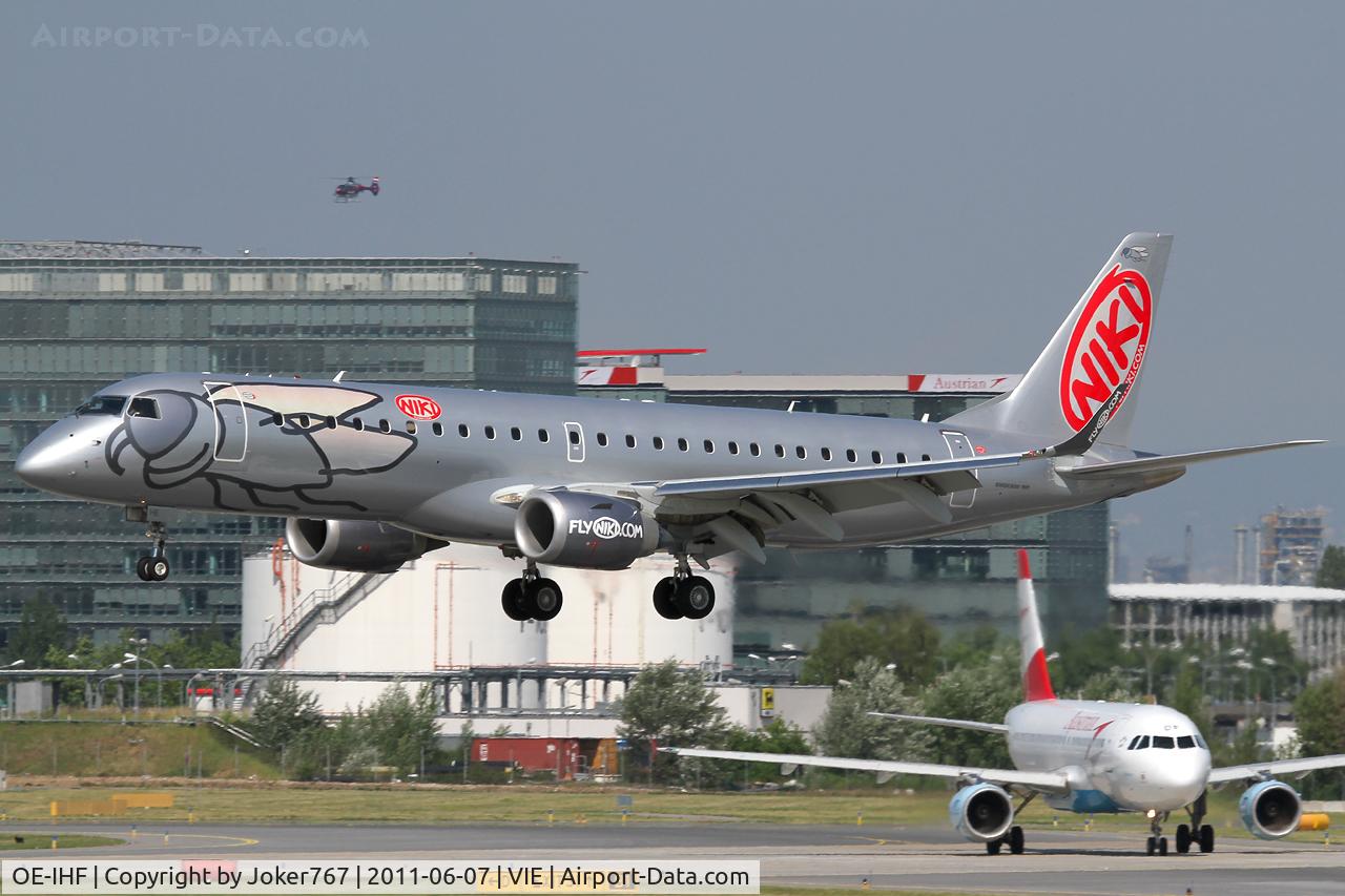 OE-IHF, 2011 Embraer 190LR (ERJ-190-100LR) C/N 19000420, NIKI