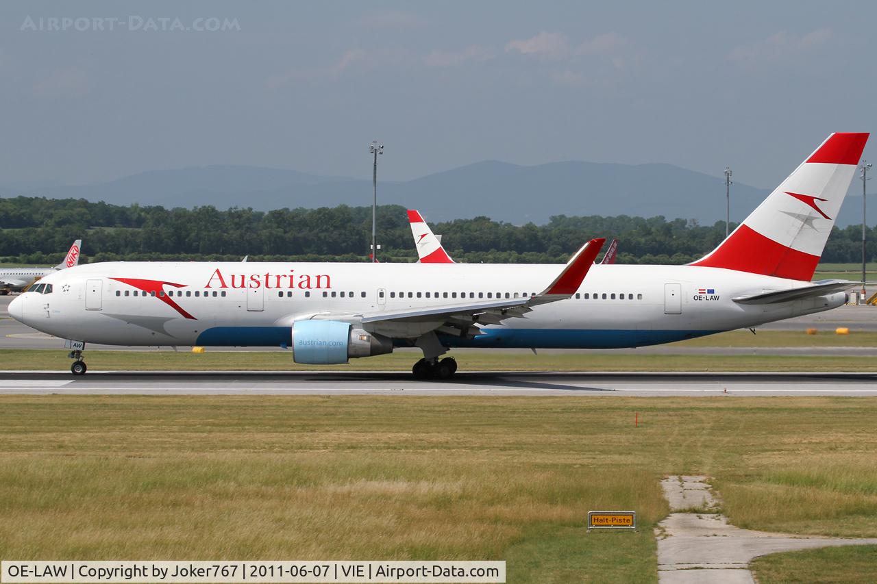 OE-LAW, 1992 Boeing 767-3Z9/ER C/N 26417, Austrian Airlines