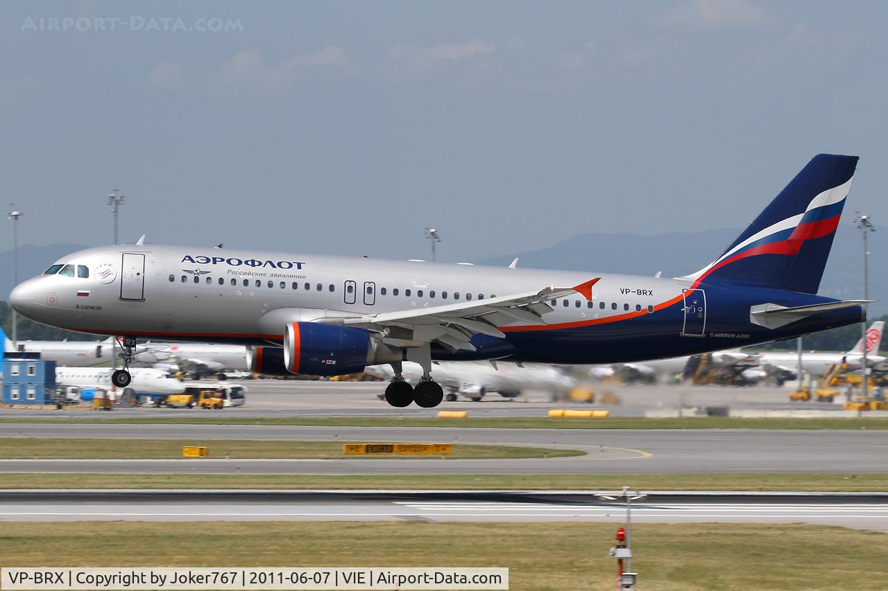 VP-BRX, 2007 Airbus A320-214 C/N 3063, Aeroflot