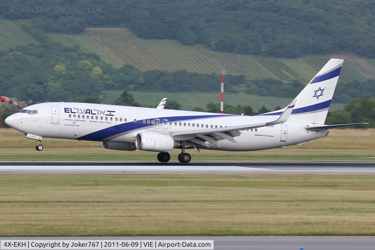 4X-EKH, 2009 Boeing 737-85P C/N 35458, El Al