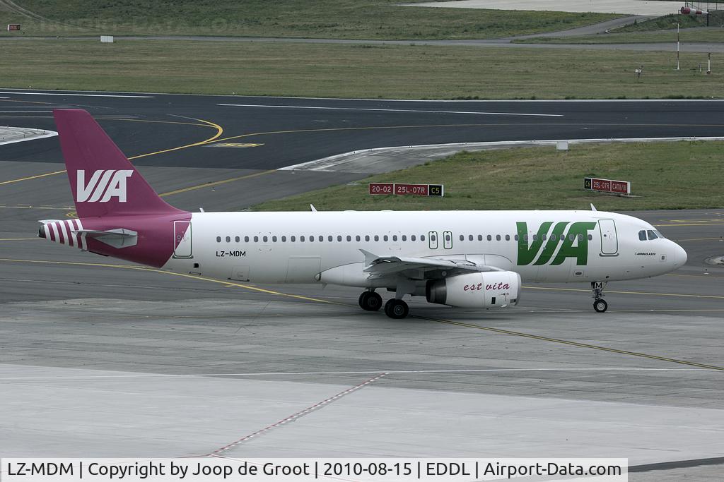LZ-MDM, 2006 Airbus A320-214 C/N 2804, VIA at DUS