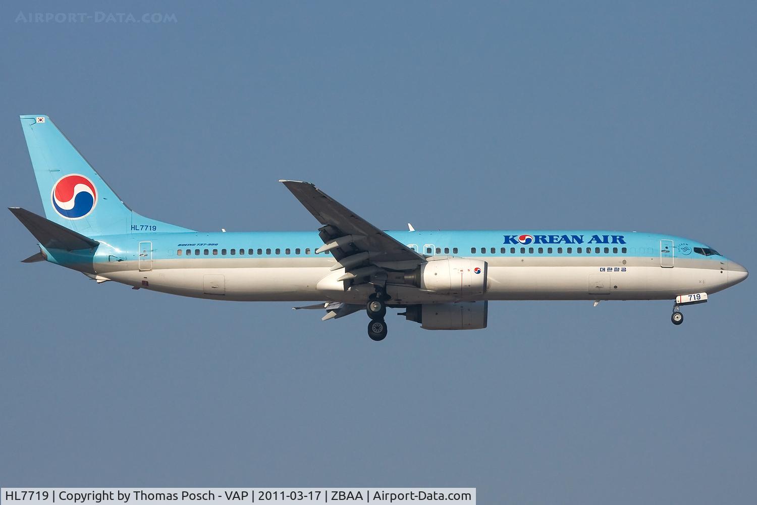 HL7719, Boeing 737-9B5 C/N 29997, Korean Air