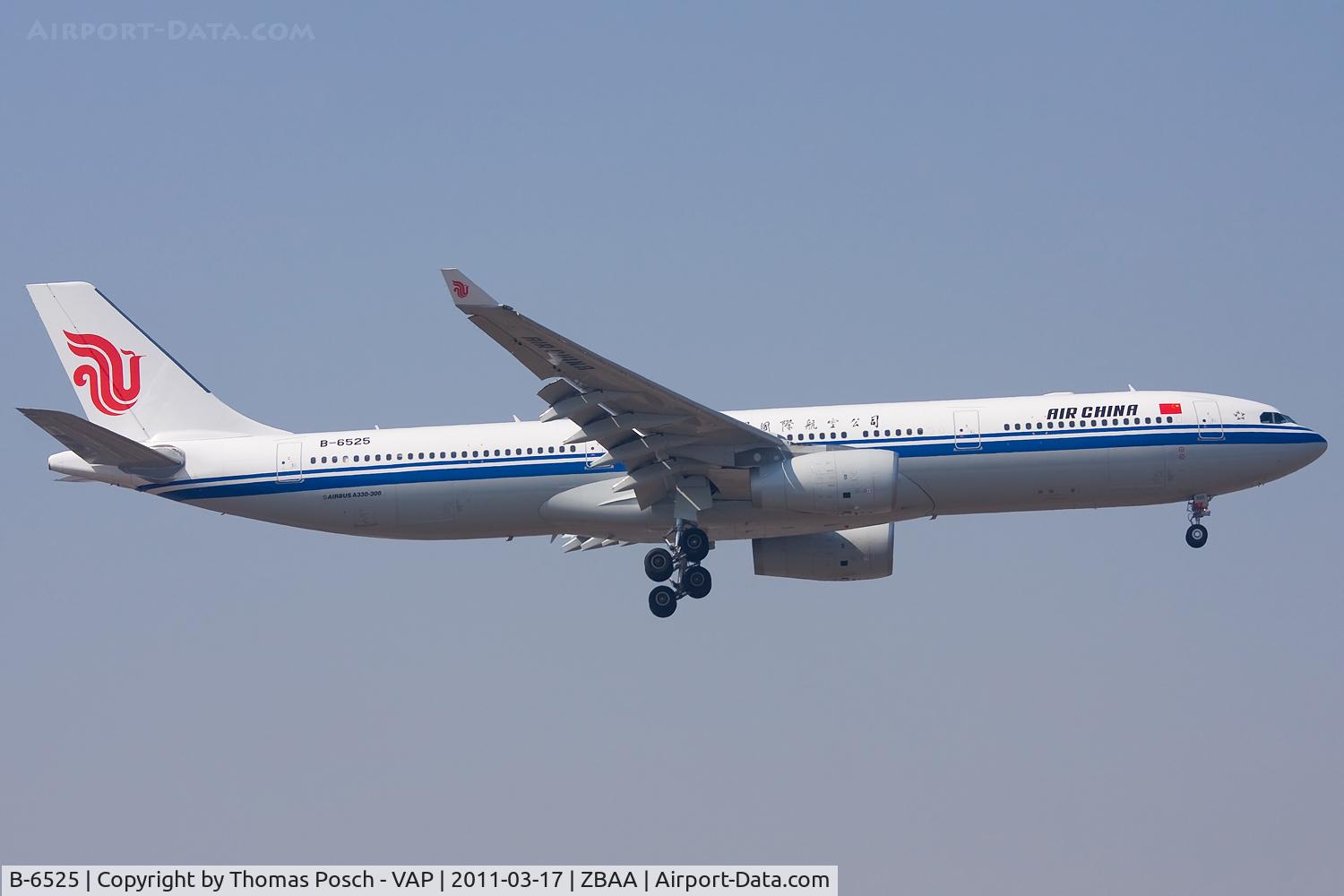 B-6525, 2011 Airbus A330-343X C/N 1199, Air China